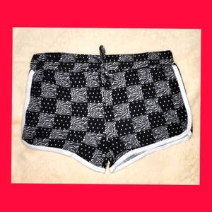 Emme Jordan S black/white boy short  spandex/polyester